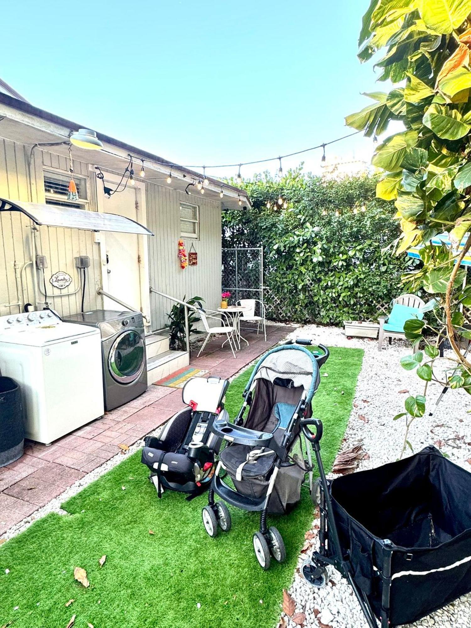 Quiet & Centrally Located House - Private Parking, Laundry And Storage For Luggage Miami Exterior foto